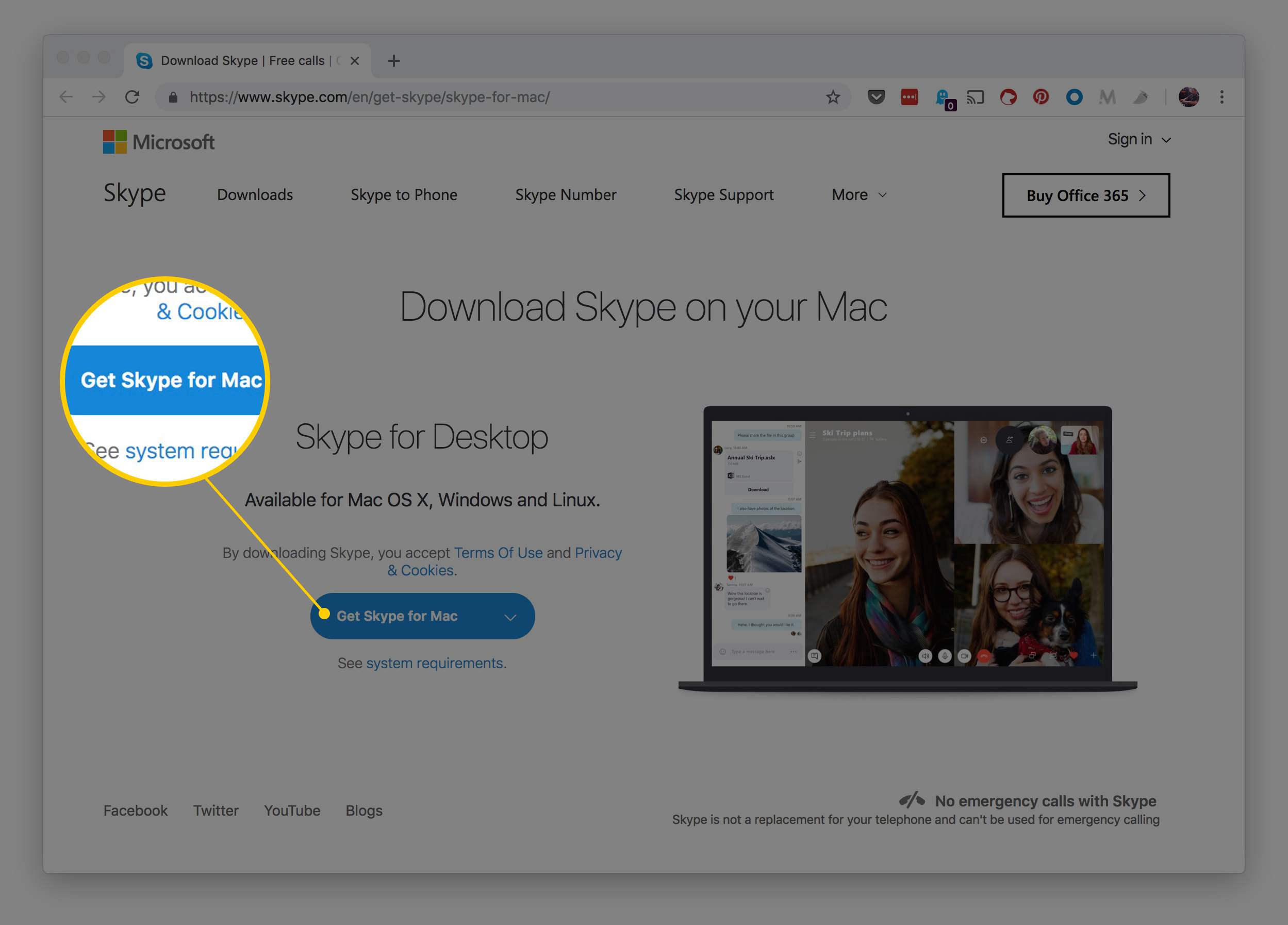 install old skype for mac